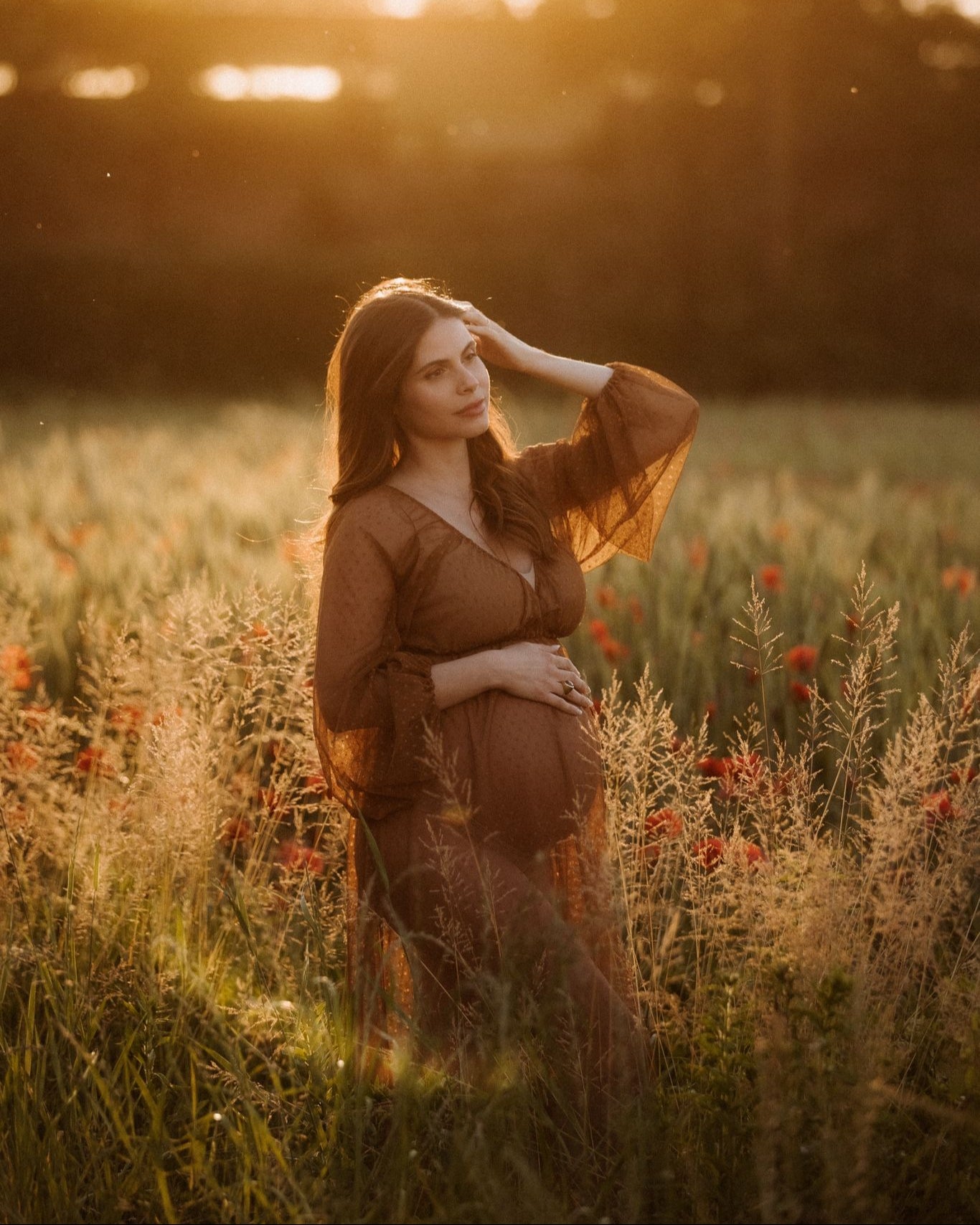 ABITO PREMAMAN TULLE LISA