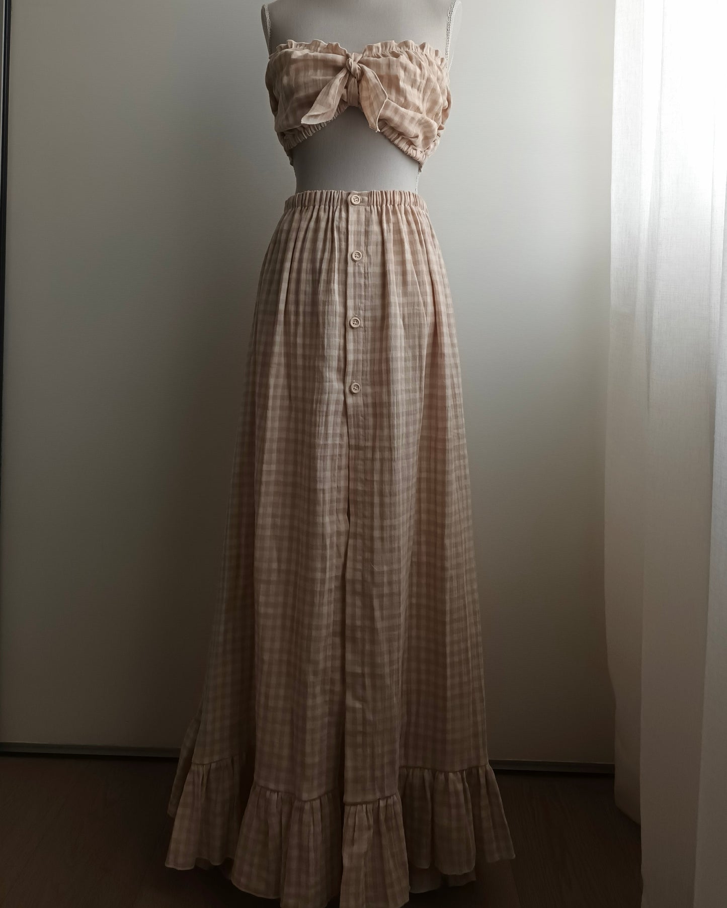 CAMILLA ABITO DUE PEZZI QUADRETTI