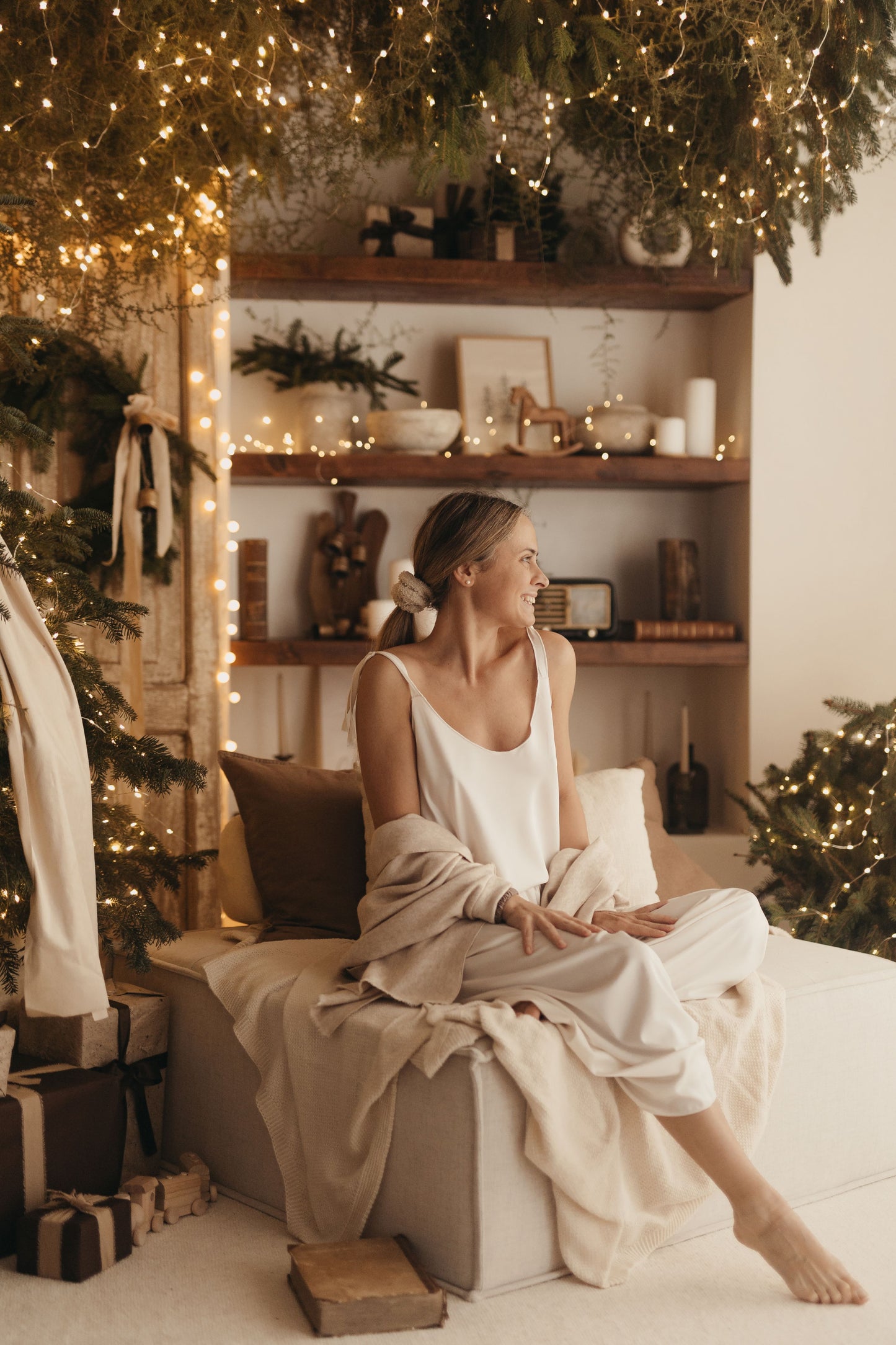 PANTALONE E TOP RASO SATIN ANAÏS