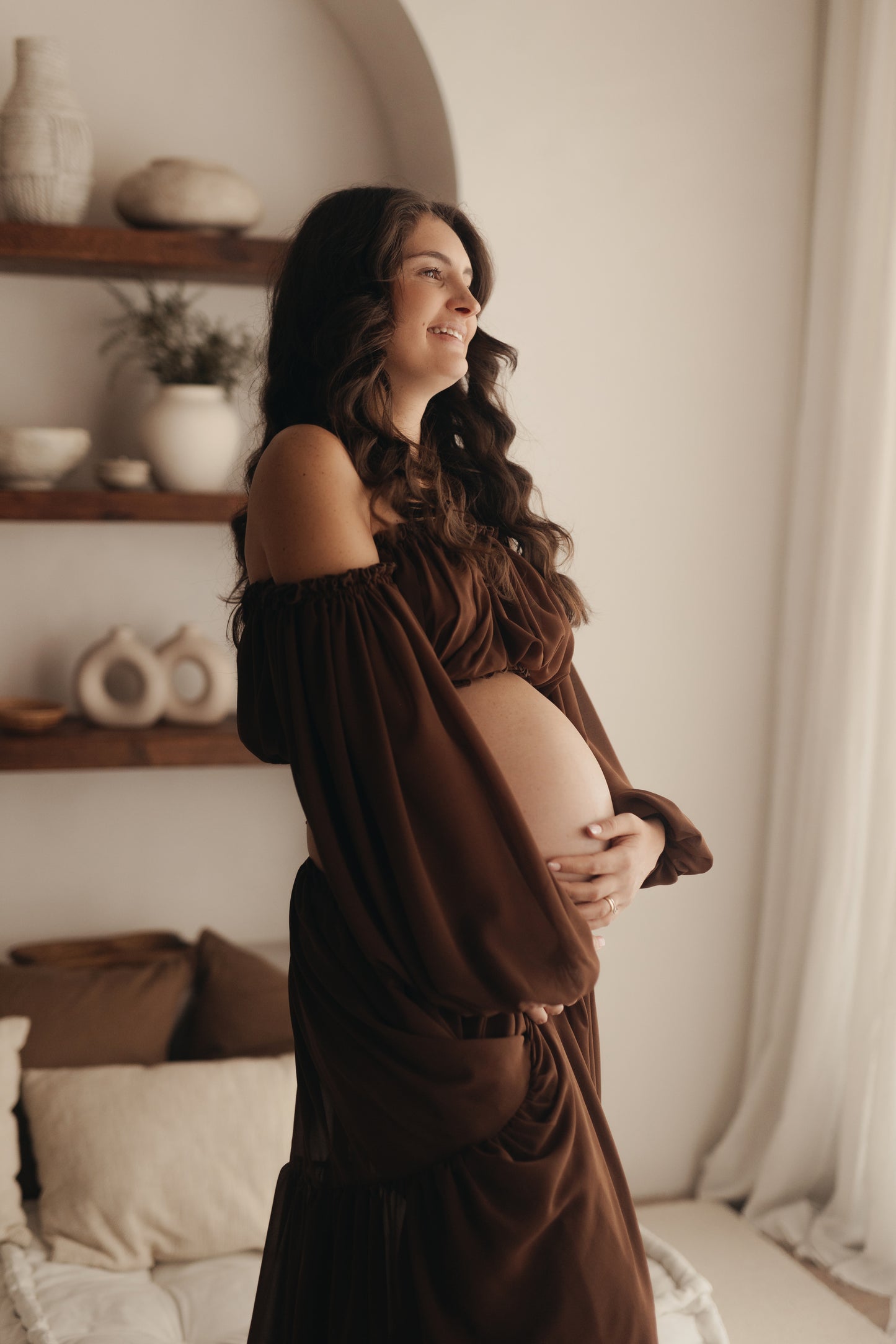 ARIANNA BOHO STYLE MATERNITY DRESS