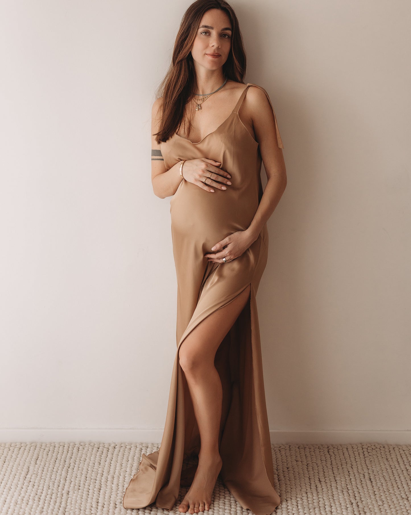 SLIP DRESS SATIN