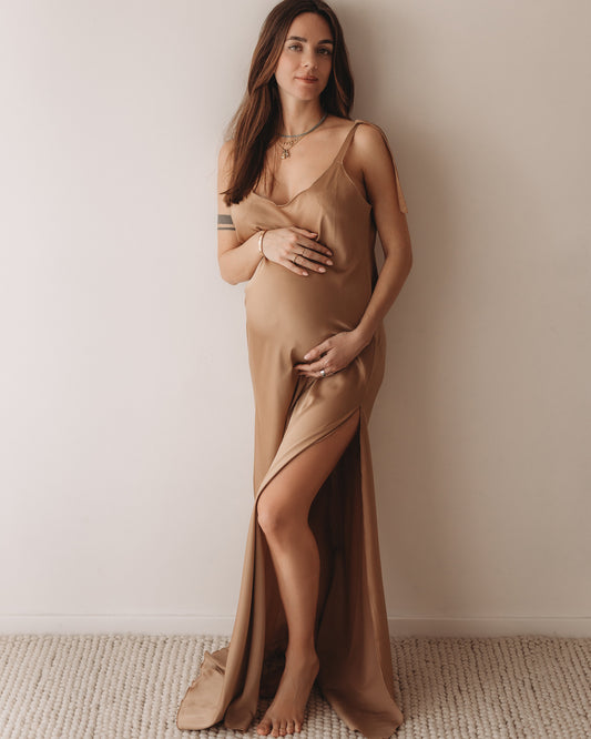 SLIP DRESS SATIN