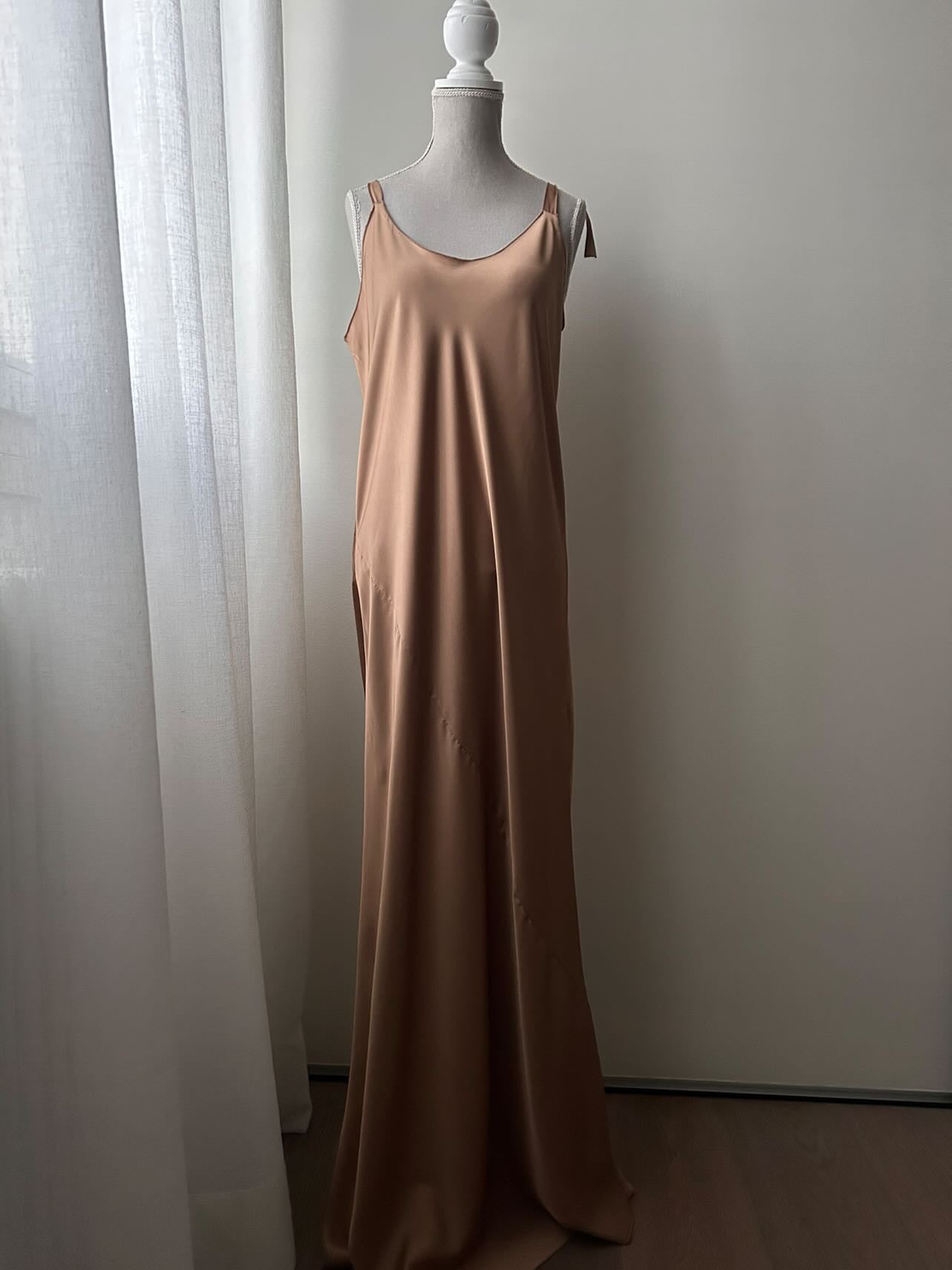 SLIP DRESS SATIN