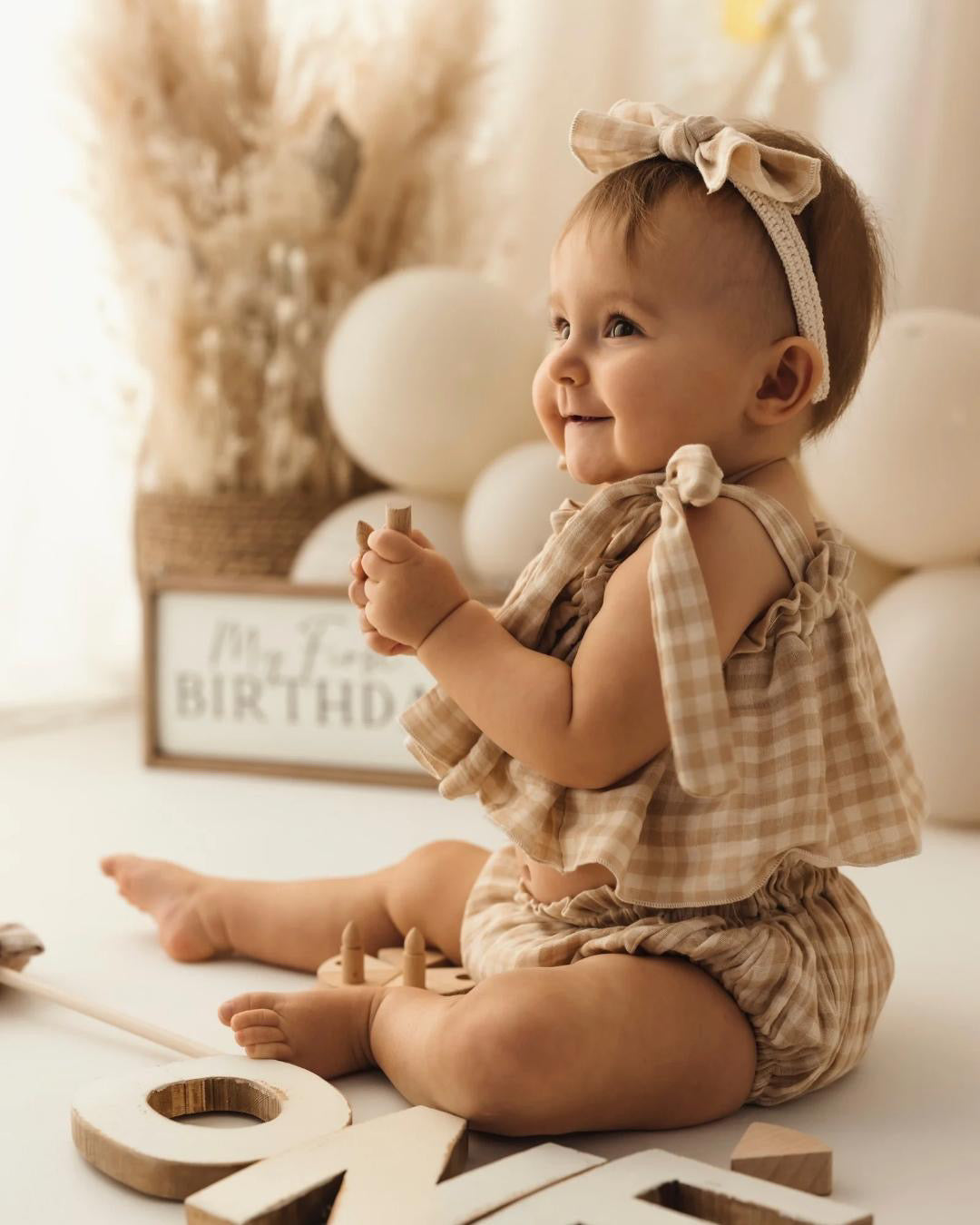 CERCHIETTO CAPELLI CON FIOCCO QUADRETTI