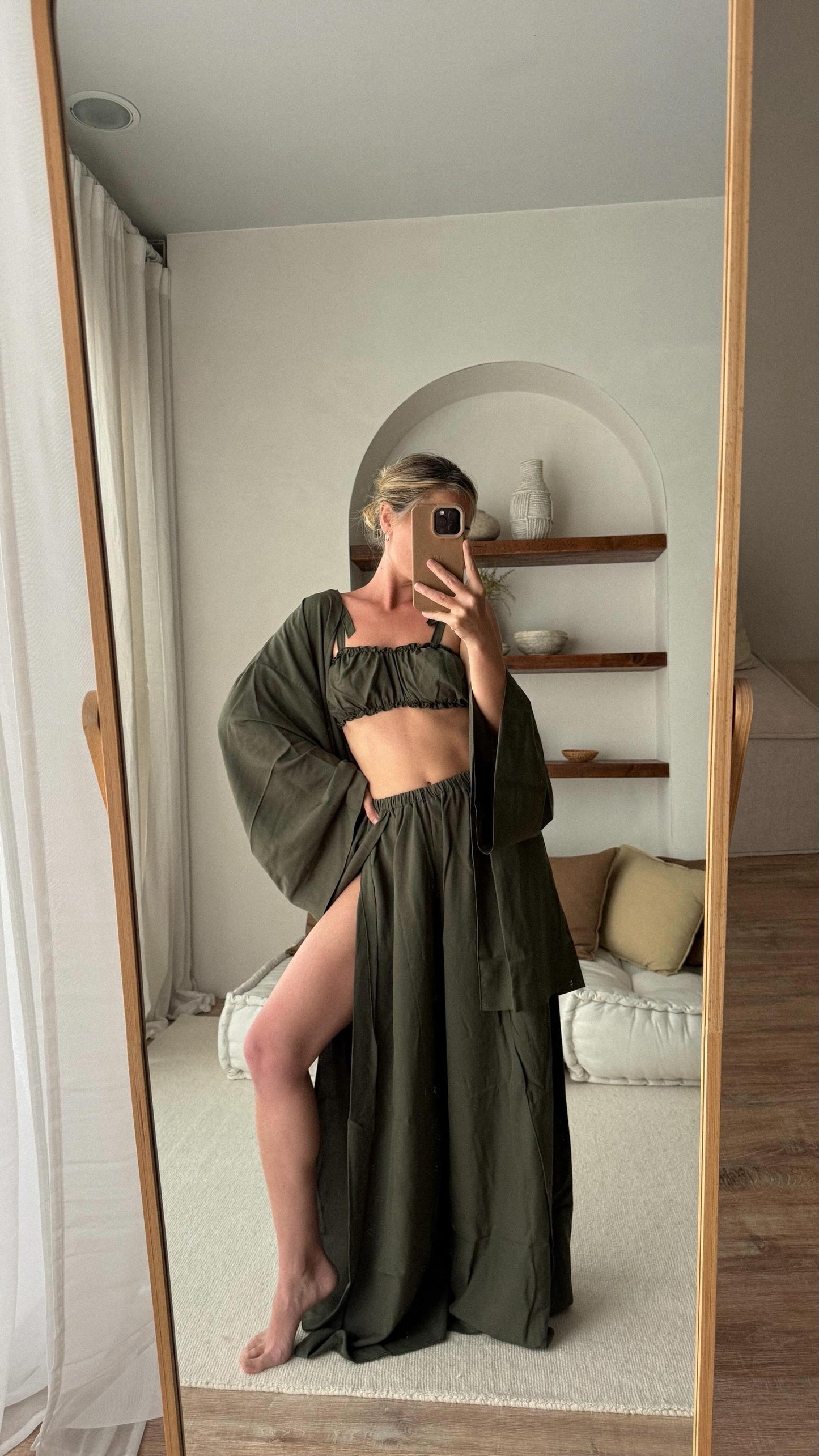 BALI Butterfly Pants, Bandeau Top & Kimono Oversize