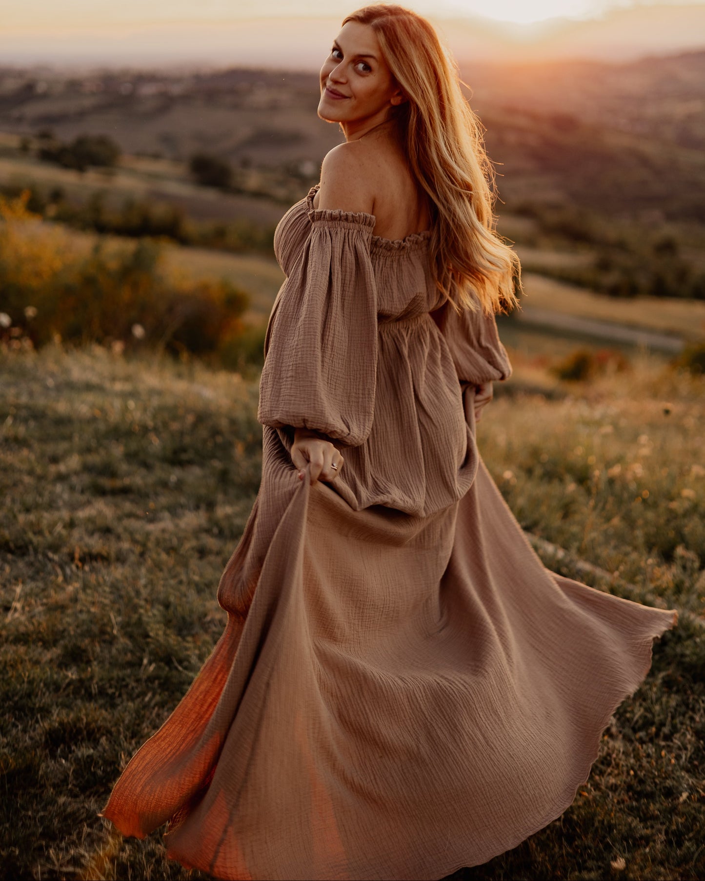 ALICE BOHO MATERNITY DRESS