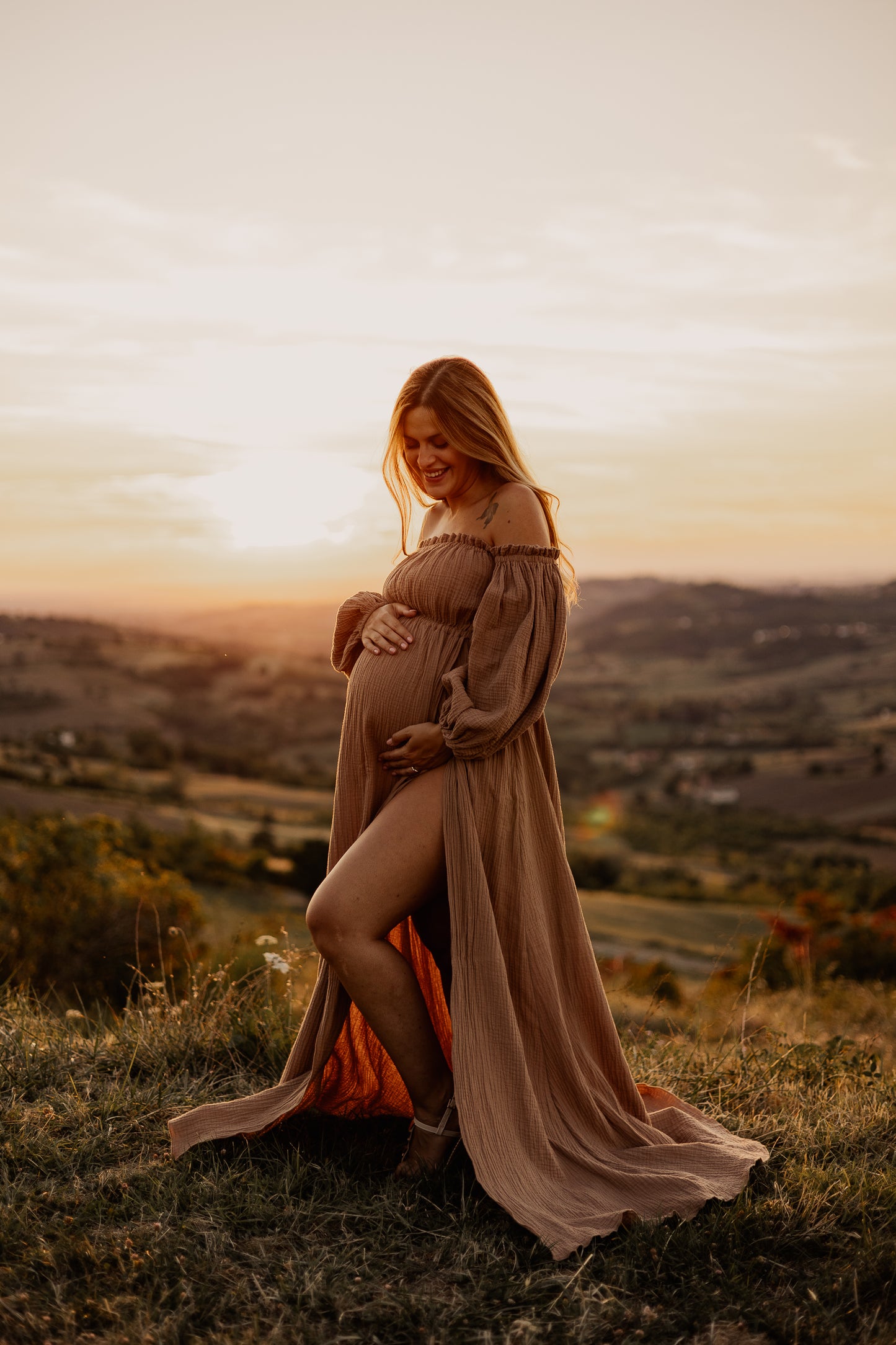 ALICE BOHO MATERNITY DRESS